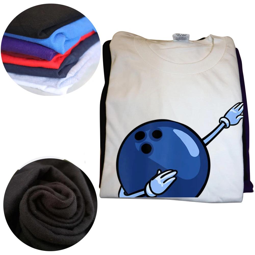 Funny Bowling Ball T Shirts Graphic Cotton Streetwear Short Sleeve Birthday Gifts Summer Style T-shirt Mens Clothing