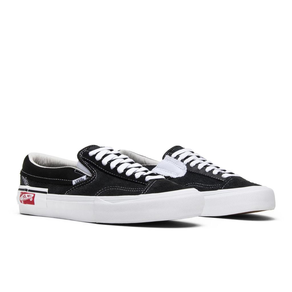 Vans Slip- Cap LX 'Black' (Unisex) Black Canvas Shoes VN0A3TKS6BT