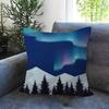 Nature Aurora Beauty Personalized Picture Text Home Decorative Pillows Household Gifts 45X45Cm
