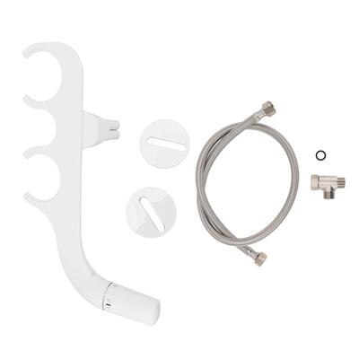 Ultra Slim Bidet Toilet Seat Attachment Dual Nozzle Self Cleaning Feminine Butt Wash Bidet