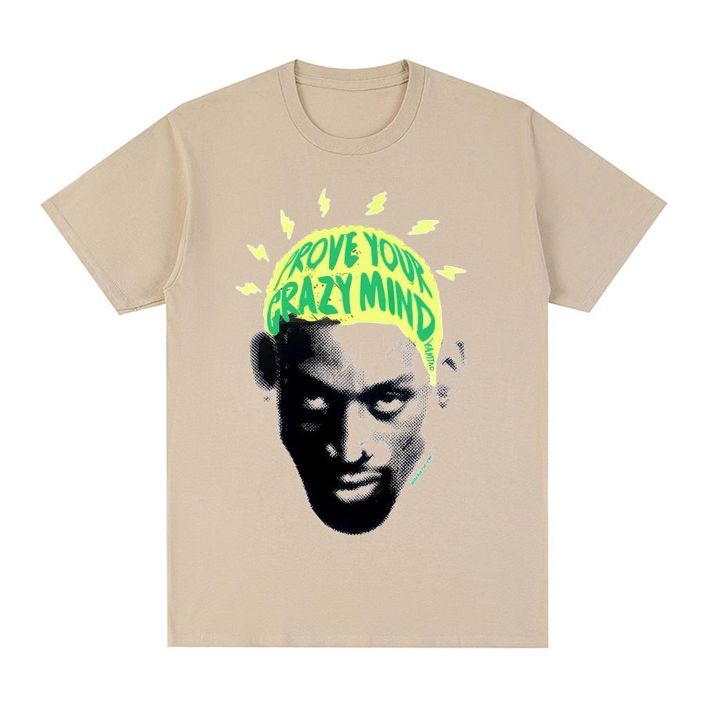 Dennis Rodman Hip Hop Vintage Tshirt Cotton Men T Shirt New Tee Tshirt Womens Tops