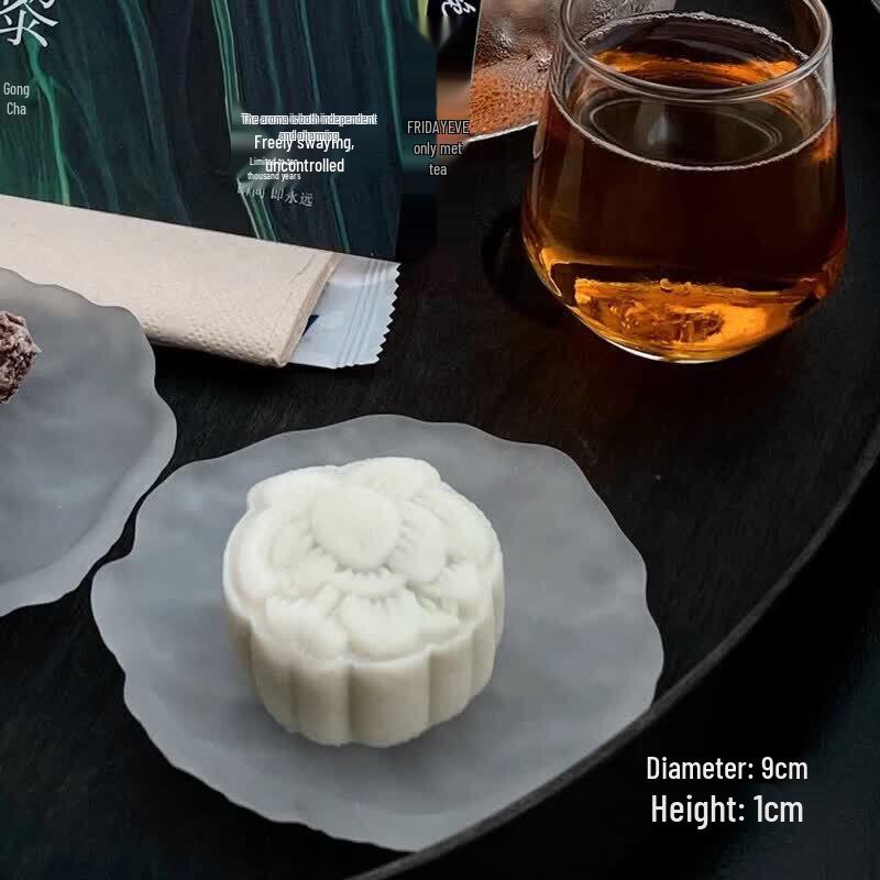 Nordic Irregular Glacier Glass Plate