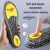 3A Grade Antibacterial Breathable Sports Insole: Comfortable, Sweat-Absorbent, High Elastic, Shock-Absorbing for Running, Basketball, and Badminton