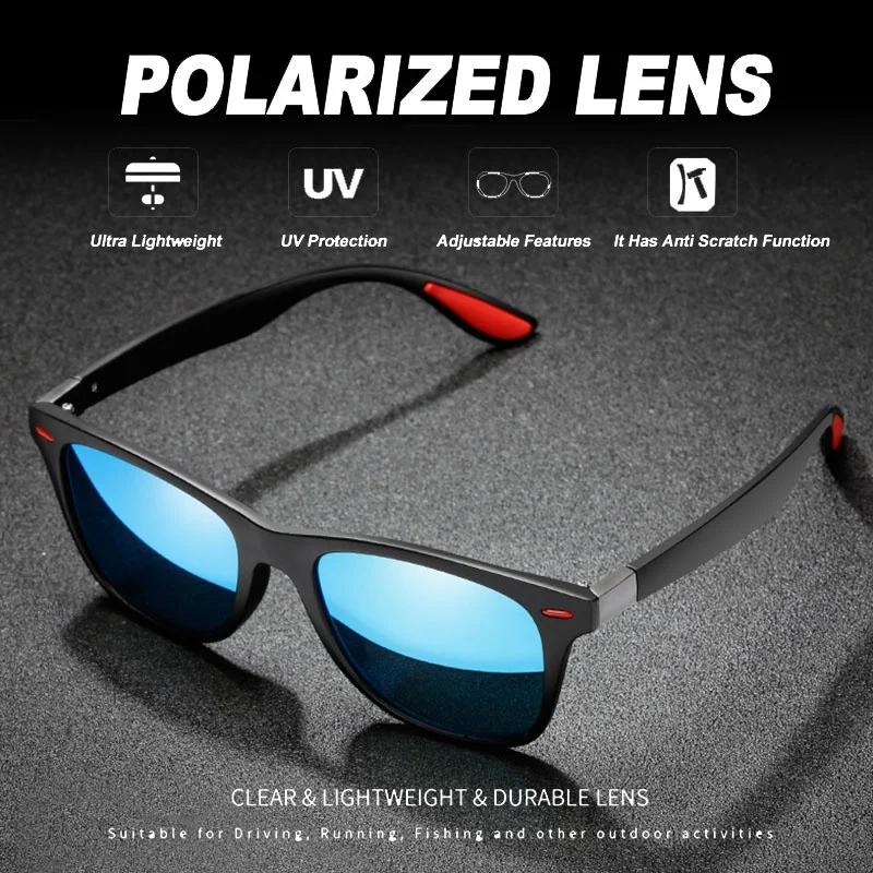 Night Vision Glasses PC Frame Polarized Sunglasses Men Outdoor Sport Sun Glasses Day Driver Night Glasses Goggles