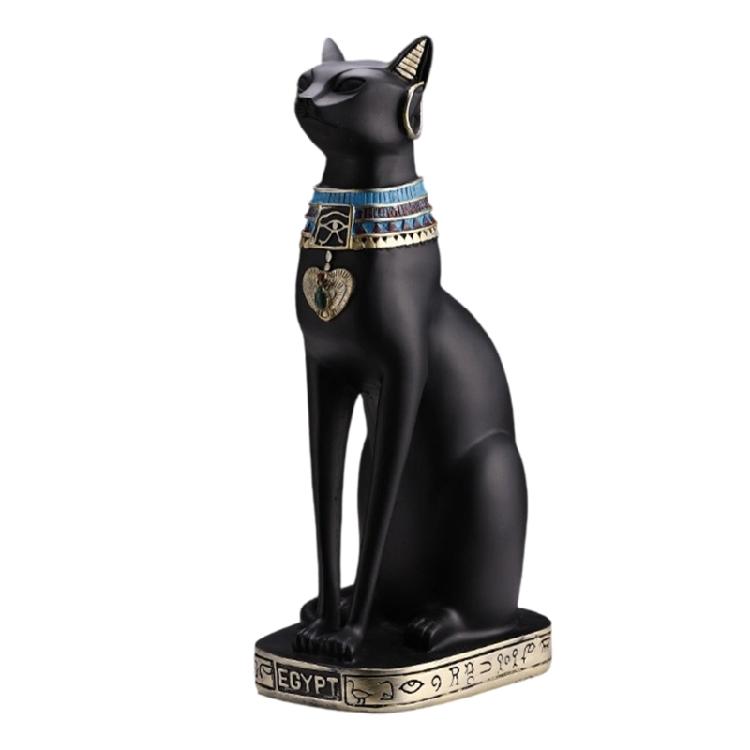 Egypts Cats Goddess Bastet Statue Collectible Figurine Egypts Souvenirs Resin Bastet Sculpture for Home Desktop Decors