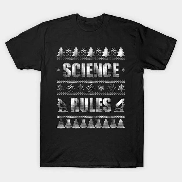 Science Rules Christmas Made in Australia T-Shirt 3XL