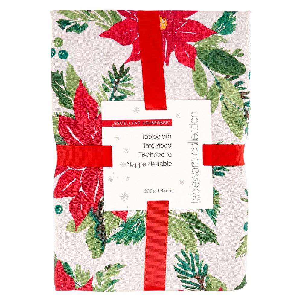 Stain-resistant Christmas tablecloth 220x150 cm