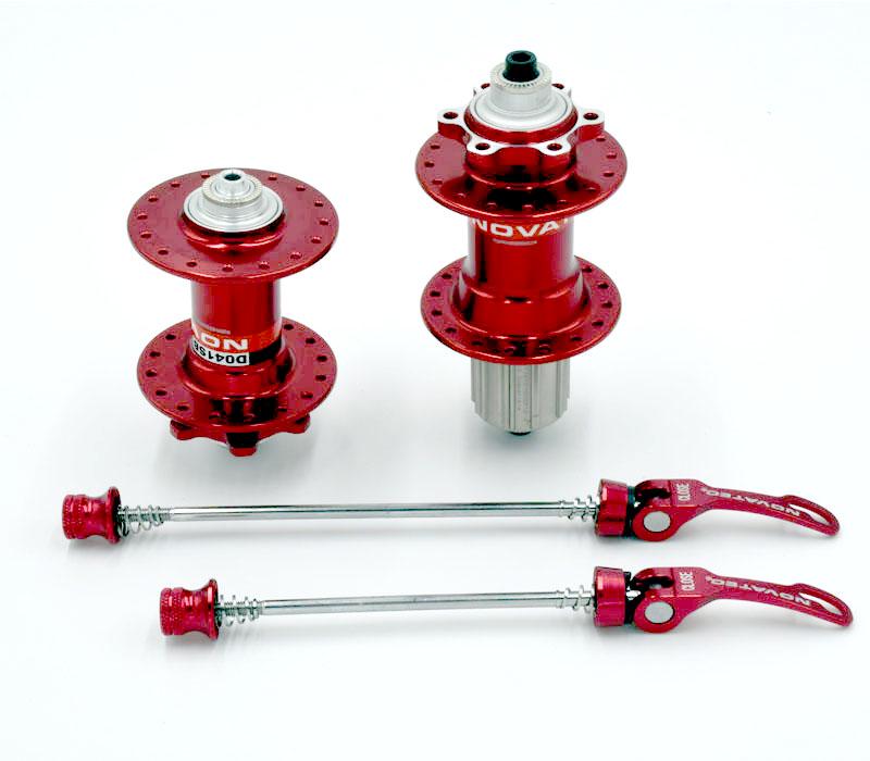 Novatec D041SB/D042SB MTB Disc Brake Hubs, 4 Bearings, 28/32/36 Holes