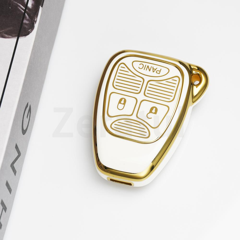 Car Key Case Cover For Jeep Chrysler 300C Avenger Sebring Chrysler 200 Aspen Dodge Charger Commander Grand Cherokee Liberty