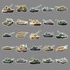 50 Fotos Militärfan Panzer Graffiti Persönlichkeit Cool Trendy Manuell DIY Skateboard Koffer Aufkleber Wasserdicht