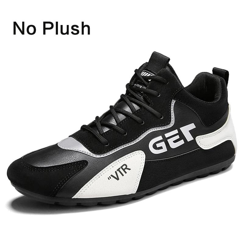 2024 Новые мужские повседневные мокасины из мягкой кожи Качественные зимние теплые — фото 9