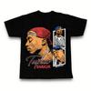 Tupac Shakur Crew Neck Printed T-Shirt Women Men Oversize Fit Short Sleeve Street Harajuku High Quality Cotton Casual Clothing
