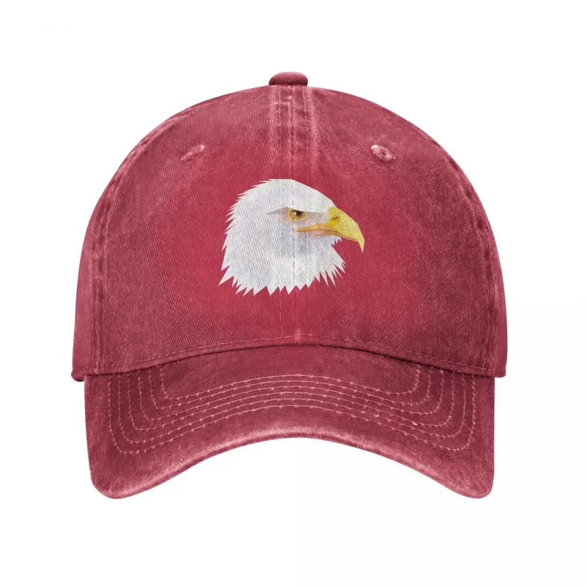 Low Poly Bald Eagle Baseball Cap Rave dad hat tea Hat New In Hat Womens Hats Unisexs