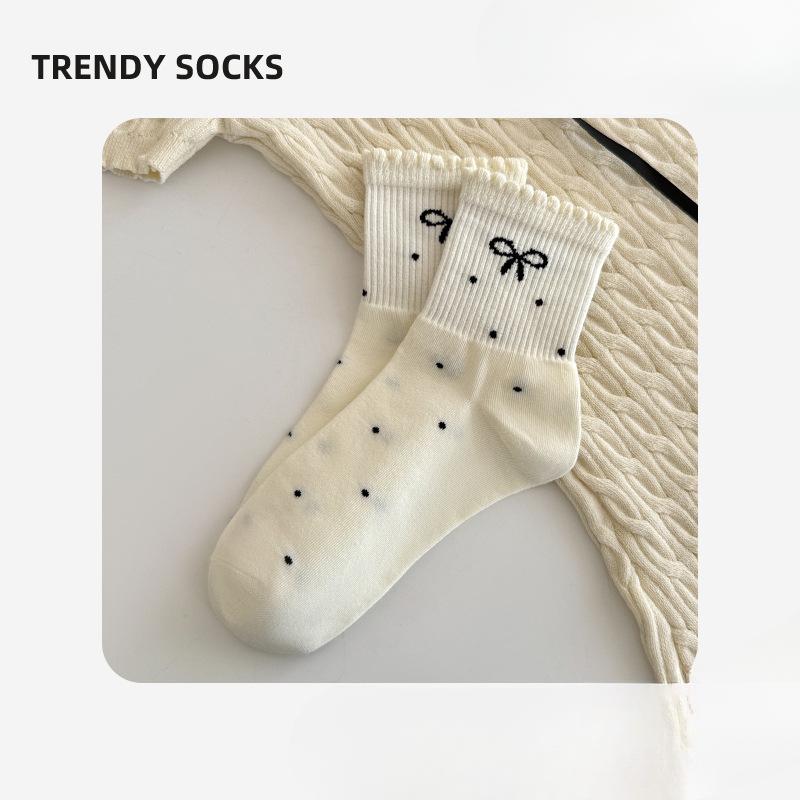 

Женские летние тонкие носки Hundred Tower с дышащим эффектом против катышков и ворса 1 pair молочный белый