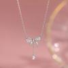 Women's Light Luxury Collarbone Bow Necklace