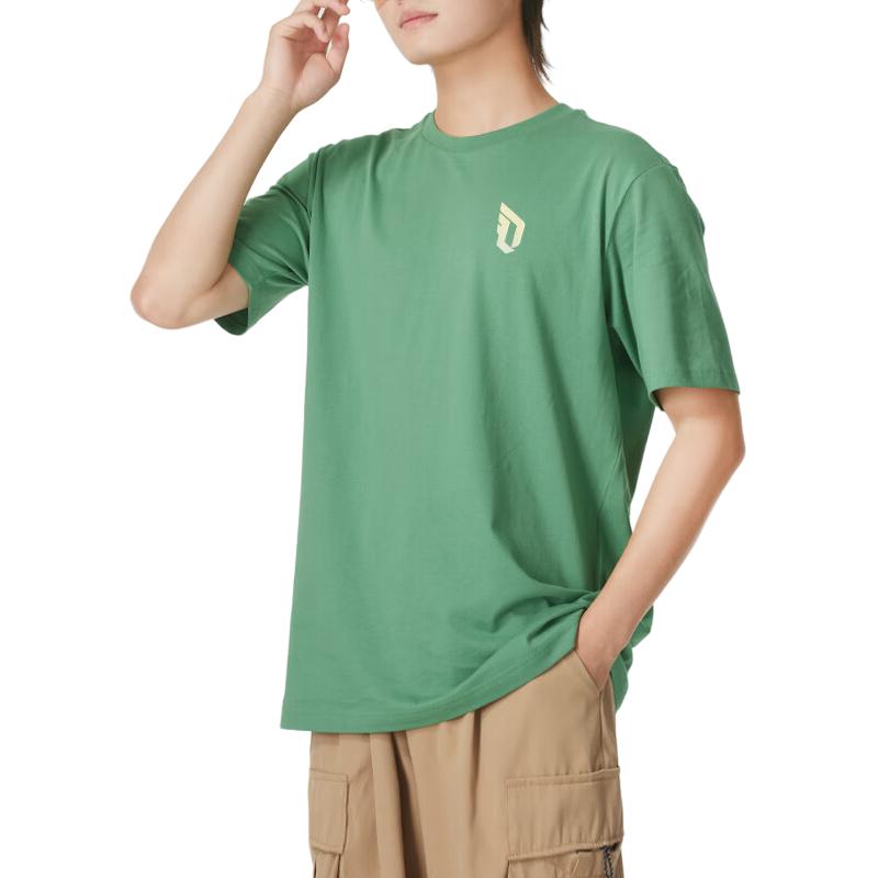 adidas Fashionable Comfortable Casual Short-Sleeved T-Shirt Men Tops Green IY3728