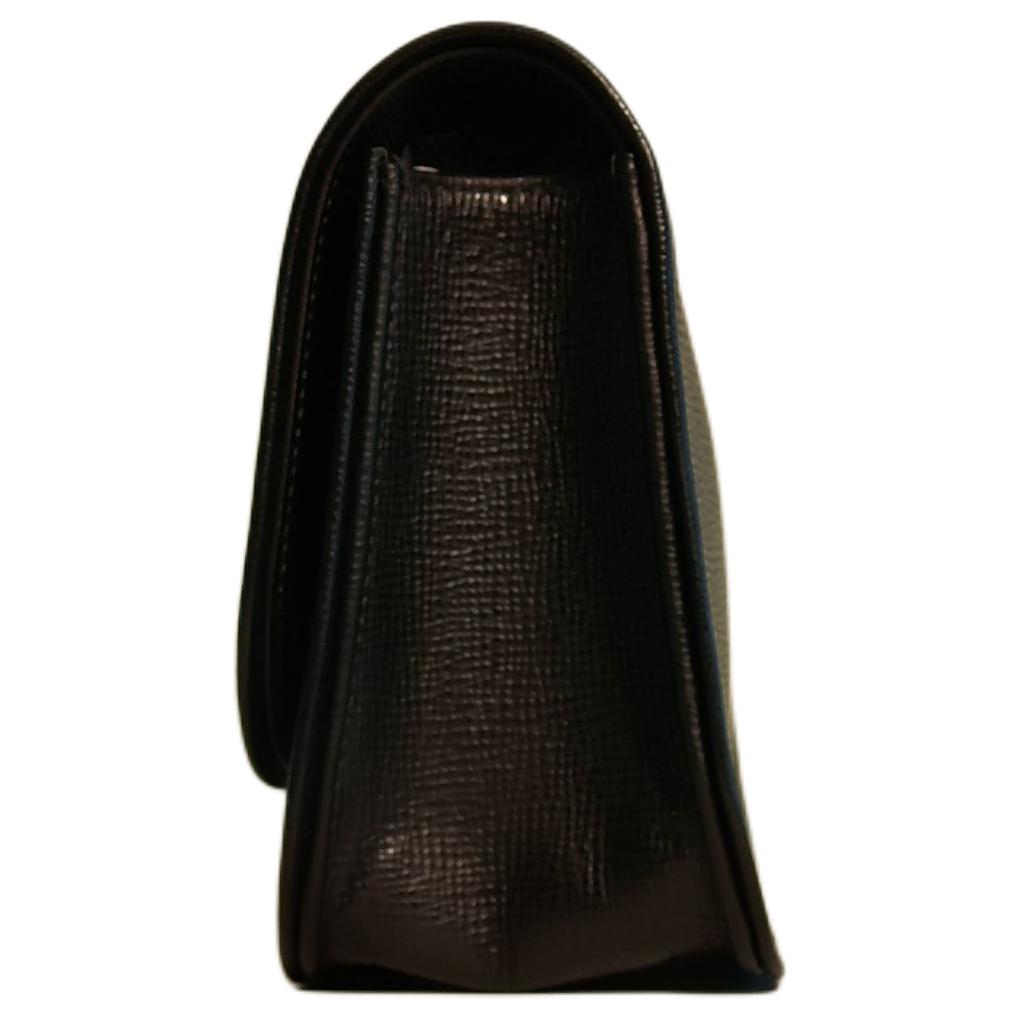 Bally Classic Womens Series Fun Print Pattern Leather Clutch Women Clutch Black 6219795