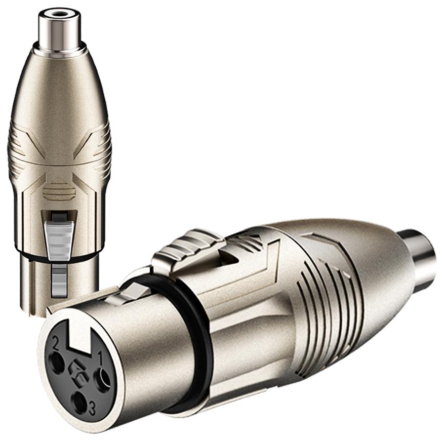 Adaptor - XLR Femelă - Soclu RCA Cinch Roxtone Ra2Xfpf