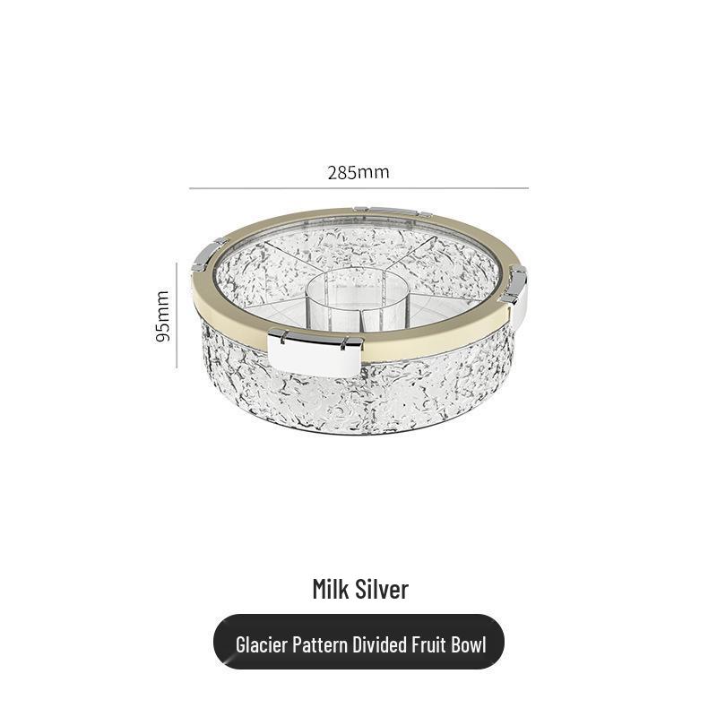 Элегантная герметичная коробка для хранения орехов и снеков с крышкой - Поднос для сухофруктов и держатель для конфет No specific size