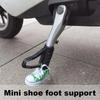 Mini Shoe Shape Foot Support Electric Bike Tripod Decoration Keychain Shoes Creative Tripod Set Motorcycle Bike Side Stand