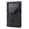 Étui À Ceinture Vertical - VERNEE - THOR E - Noir - Cuir Synthétique - Poche Zippée