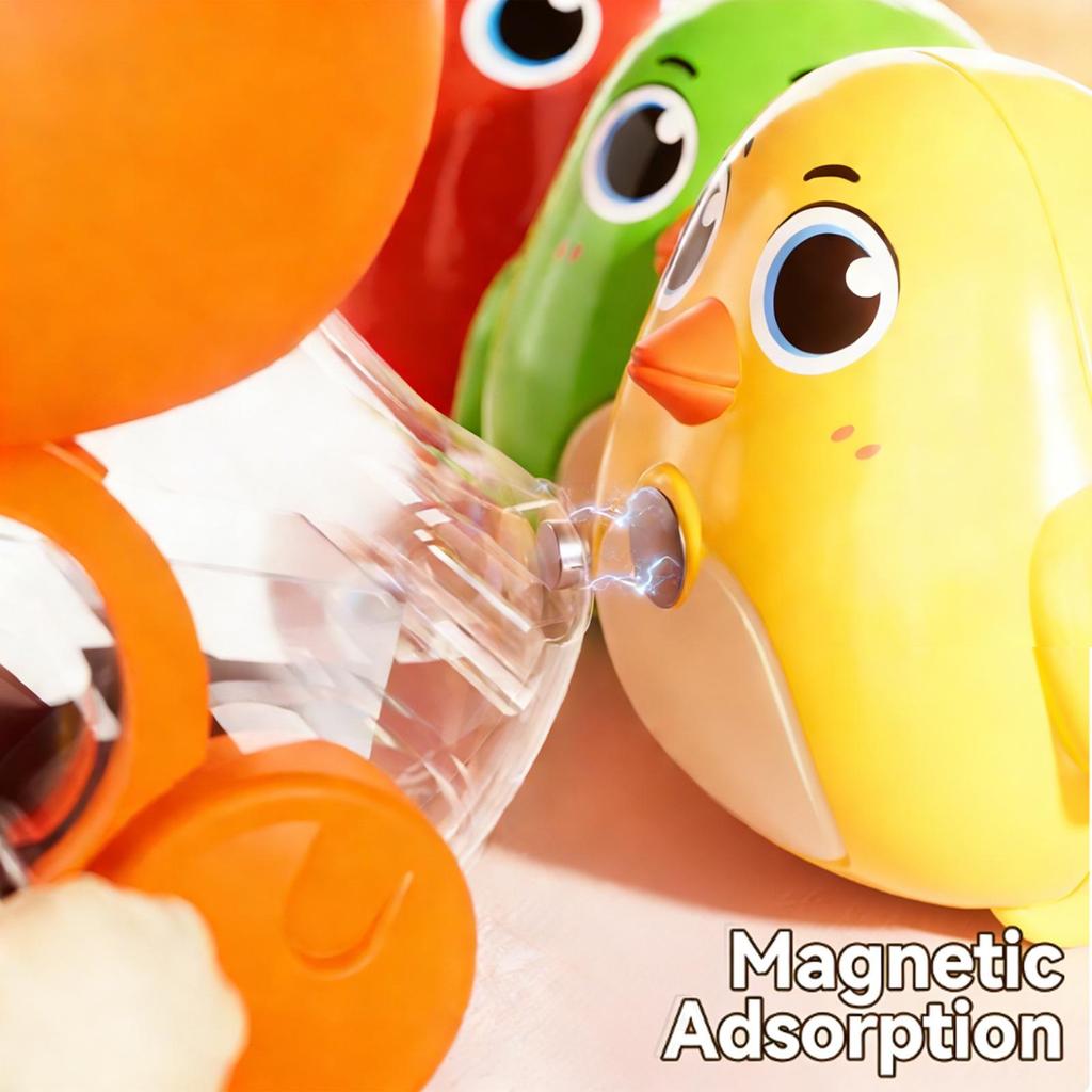 DOWMOO Wobbly Walking Chicken Toy Set for Parent-Child Interaction