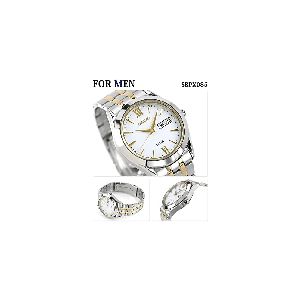 Seiko Solar Couple Watches SBPX085 STPX033 Men's and Women's Matching Timepieces