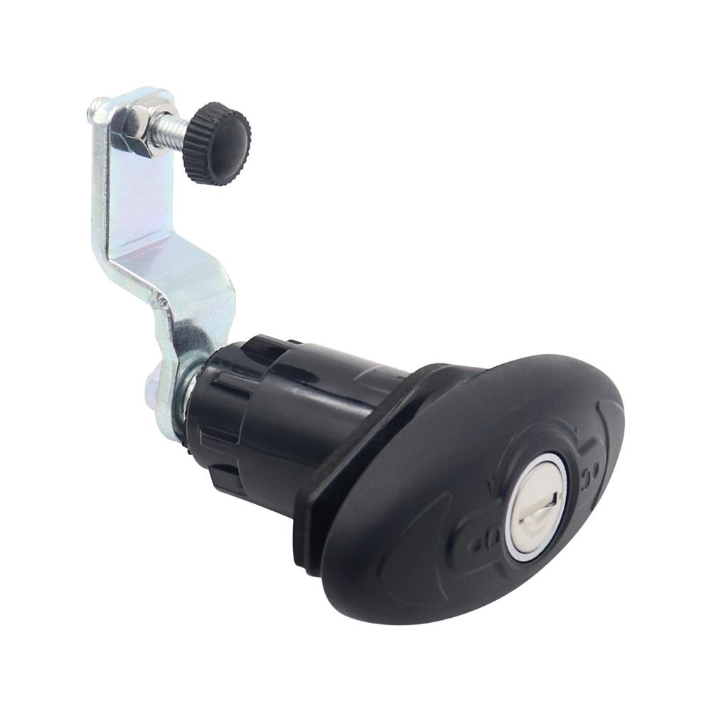 Rotating Handle Lock Latch with 2 Keys for Camper RV Cabin
