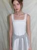 Liel Pompom Lace Dress (White)