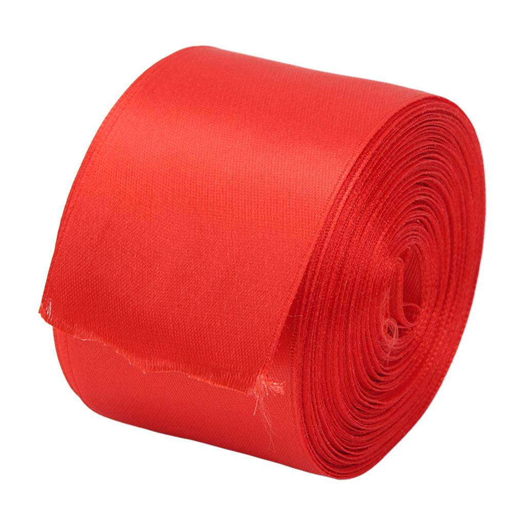 Sprint Finishing Line Red Race Finish Line Satin Ribbon for School Meeting Gift Package Wrapping 20m