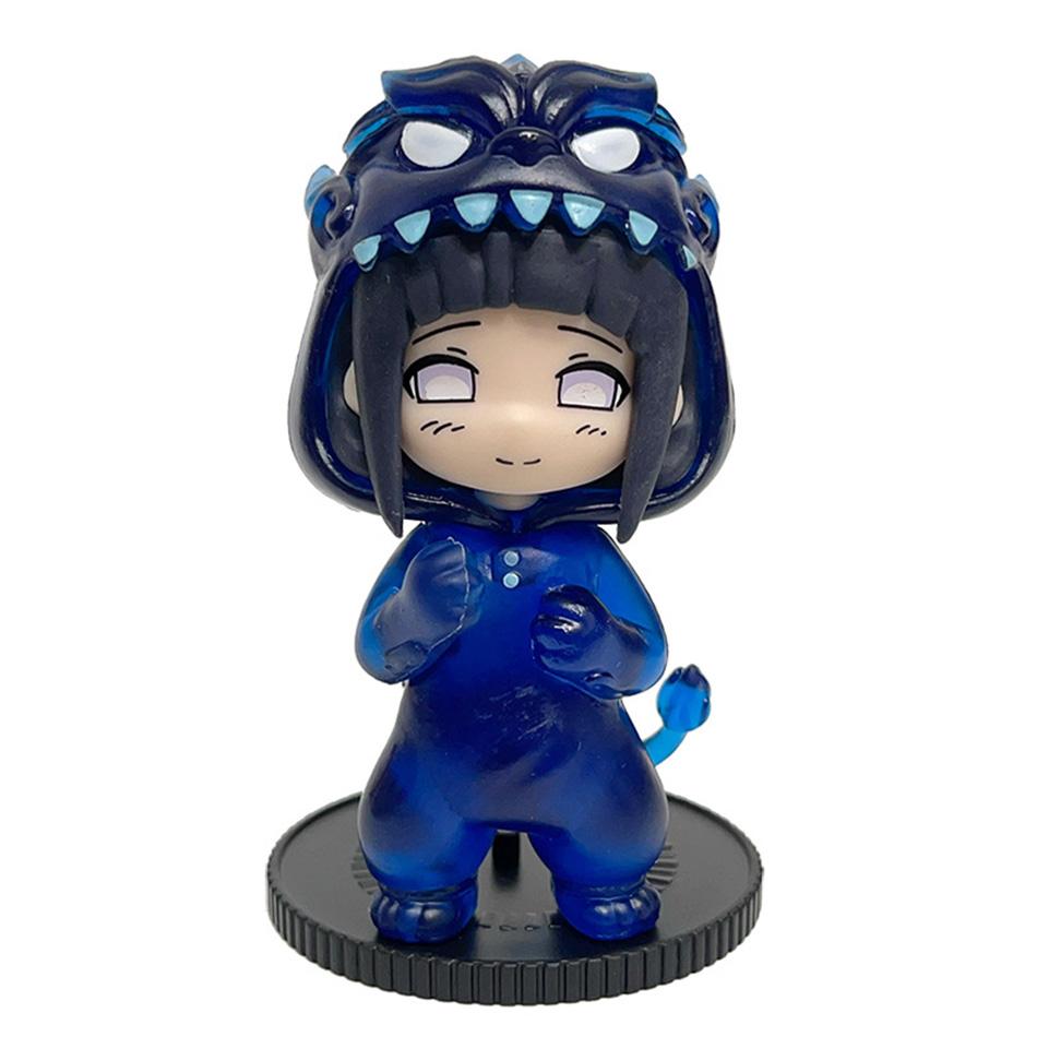 8cm Anime Naruto 9pcs Set Random  Haruno Sakura Kakashi Sasuke Action Figure Movie Model Toy Birthday Christmas Gift