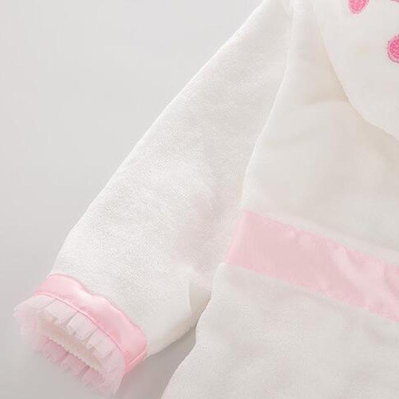 Bath Towel Blanket Bathrobe Night Gown Hooded Wrap Cute Soft for Children Baby