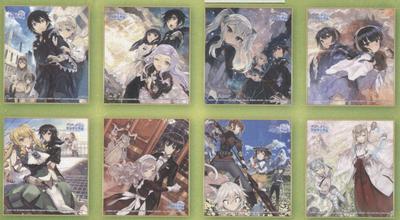 Ichiban Kuji Death March to the Parallel World Rhapsody Premio B Mini Set de Shikishi de 8