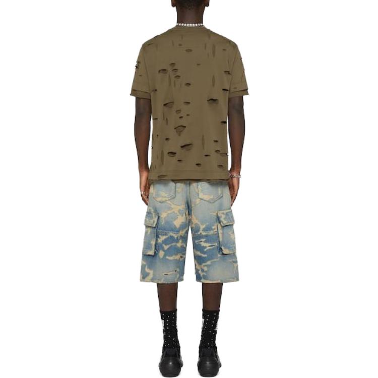 Givenchy Distressed Oversized T Shirt BM716N3Y8Y-305
