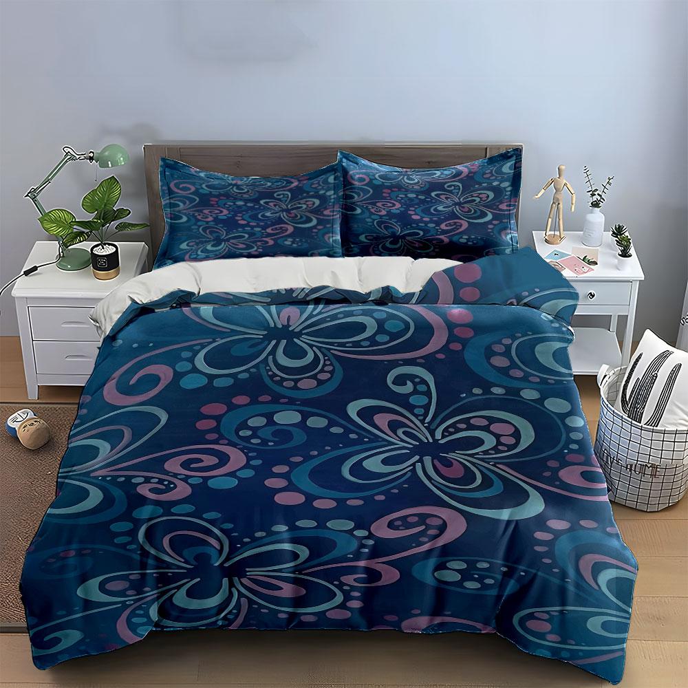 Abstract Floral Swirl Pattern. Bedding Sets Duvet Cover Sets Duvet Covers Pillowcases(1* Duvet Cover 2* Pillowcases Without Duvet Insert)
