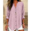 Women S Casual Button Striped Long Sleeve Shirt