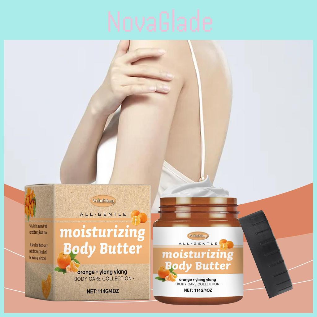 Woodsleep Citrus Body Butter Moisturizing Cream For Nourishing Skin Softness