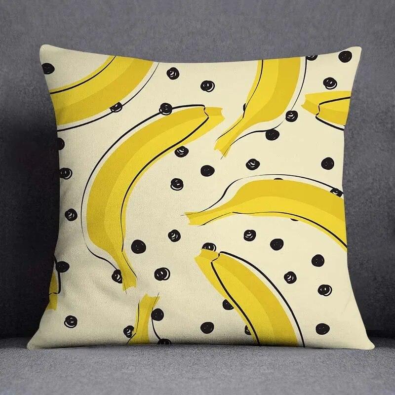 45x45cm Fruit pattern Home Decoration pillowcase Living Room Sofa Seat Office  Cushion  cover