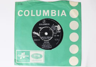 7inch Record MAJOR LANCE - Rhythm / Please Don't Say No More DB7365 COLUMBIA 1964 UK Soul/Funk Used