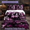 Personalized 3Pcs Bedding SetTokio Hotel Custom Text Duvet Cover Pillowcase Set Bedroom Gift