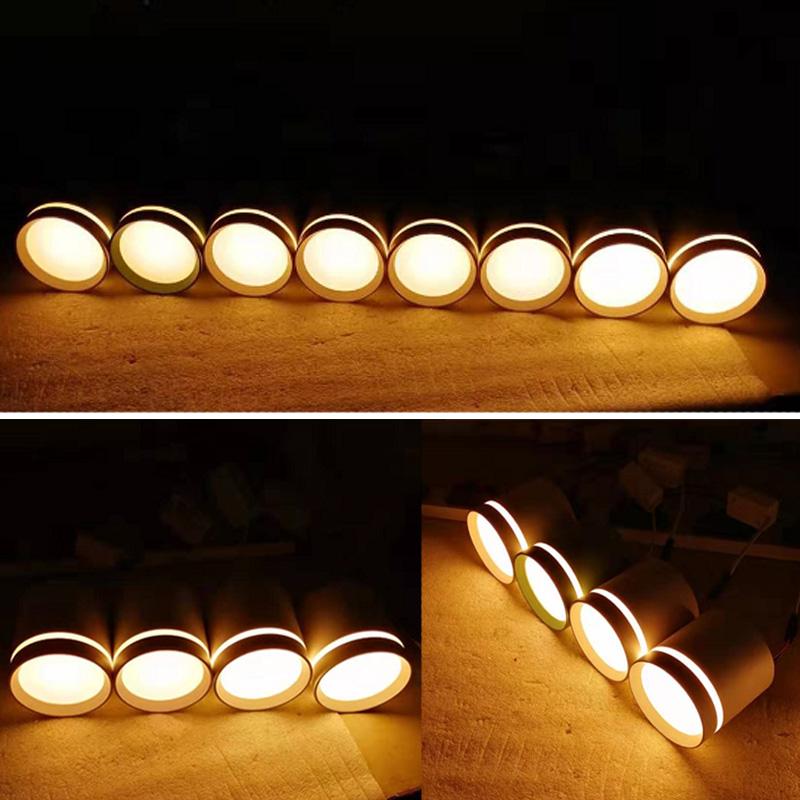 

Светодиодный потолочный светильник с регулируемой яркостью, 9 Вт, 12 Вт, 15 Вт, потолочный светильник для поверхностного монтажа, скандинавский точечный светильник для внутреннего фойе, гостиной, AC110V