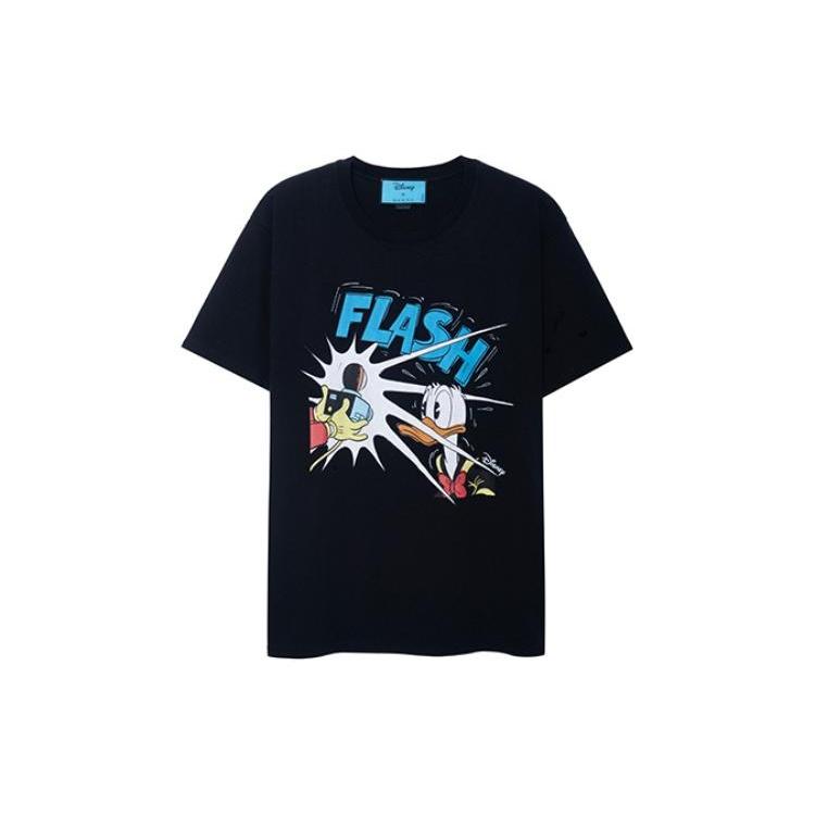Gucci x Disney Donald Duck Print T-Shirt 'Black/Multicolor' Men's 548334-XJDAF-1082