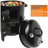 Grătar cu cărbuni 3 în 1 Afumătoare Grătar Grătar de grădină Barbacoa de Cărbuni Ustensile bbq