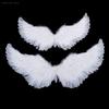 1PC Kids Adult Party Swallow White Angel Feather Wings Wands Cosplay Elastic Straps Wedding Birthday Halloween Christmas