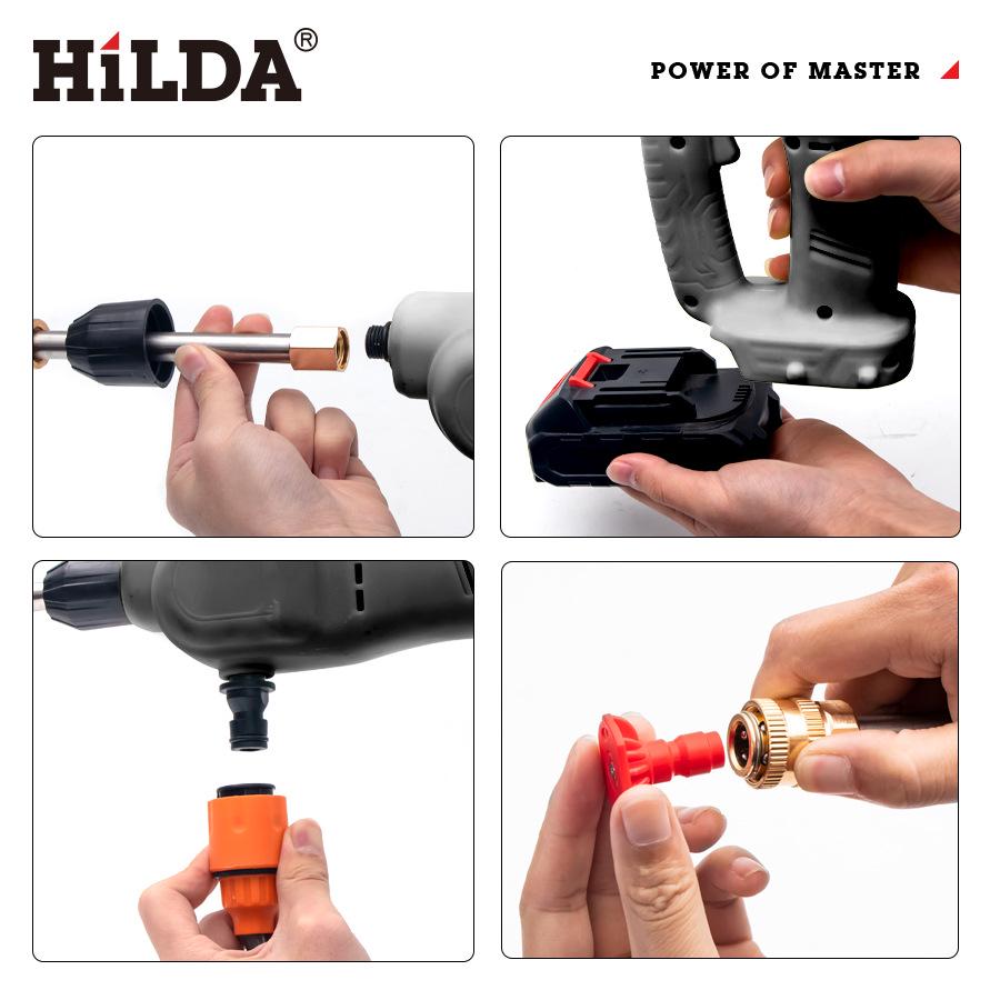 Hilda High-Power Pressure Water Gun for Garden, Flowers, and Car Cleaning