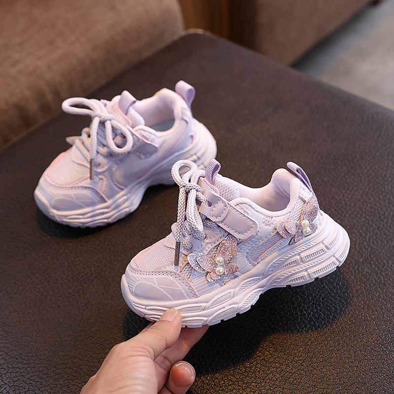 Children s Shoes - Boys  Sports Shoes - Girls  Breathable Casual Shoes 21 фиолетовый