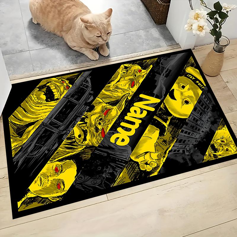 Custom Name Ghostly Urban Legends Carpet Rug Customizable Soft Washable Anti-Slip Home Living Room Sofa Mats Personalized Rug. 0909129