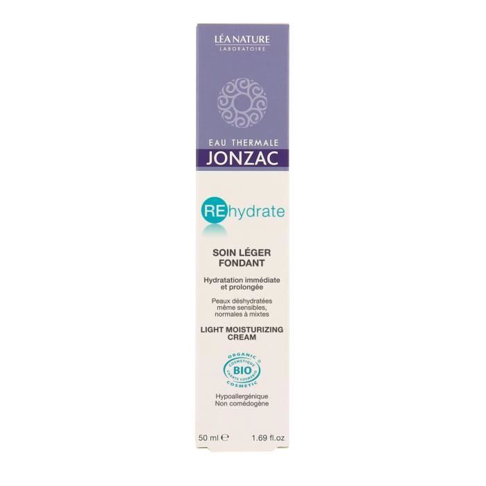 Jonzac Rehydrate Soin Léger Fondant Bio 50ml