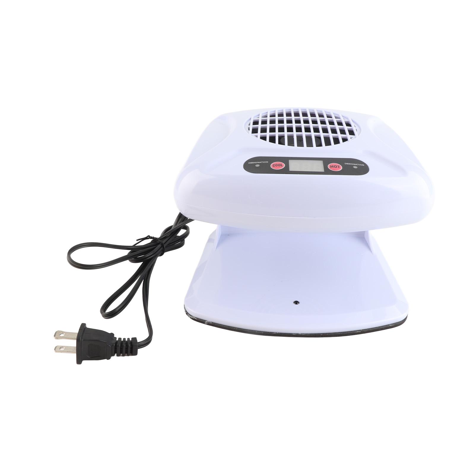 

Одноручная сушилка для ногтей, теплый прохладный ветер, автоматический датчик, вентилятор для ногтей, фен для домашнего салона, белый US PLUG