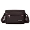 Casual Nylon Men Crossbody Bags Oxford Cloth 4 Zippers Shoulder Bag Rectangle Black Brown Blue Green Man Handbags Unisex